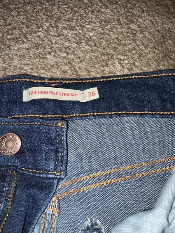 Straight Leg High-Rise Levi’s Jeans - Image 2