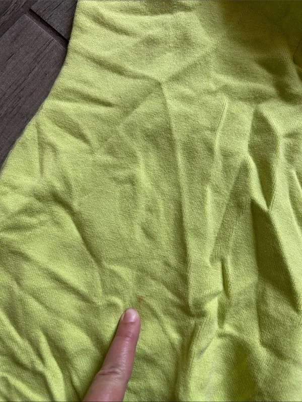 A.L.C. Sleeveless Polo Knit Dress in Lime - Image 4