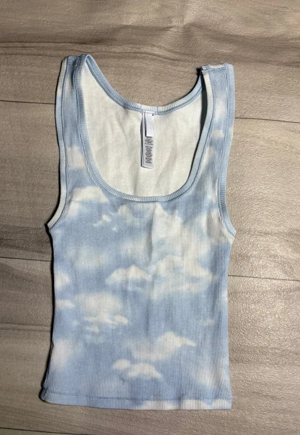 Skims cotton rib tank Color Blue Quartz Cloud - Image 3