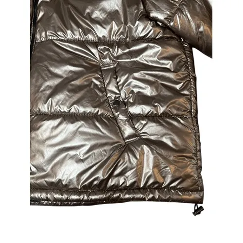 Ava &‎ Viv Plus Size Copper Metallic Puffer Coat 1X NWOT Outerwear Winter - Image 4