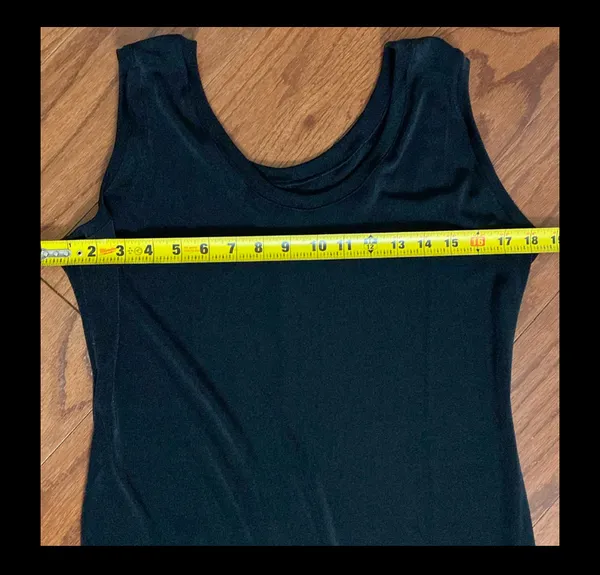 black sleeveless ribbed Straight dress - Size Medium - Image 6