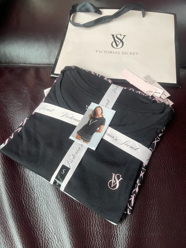 Victoria's Secret NWT Cotton Short Tee-pajamas size M - Image 7