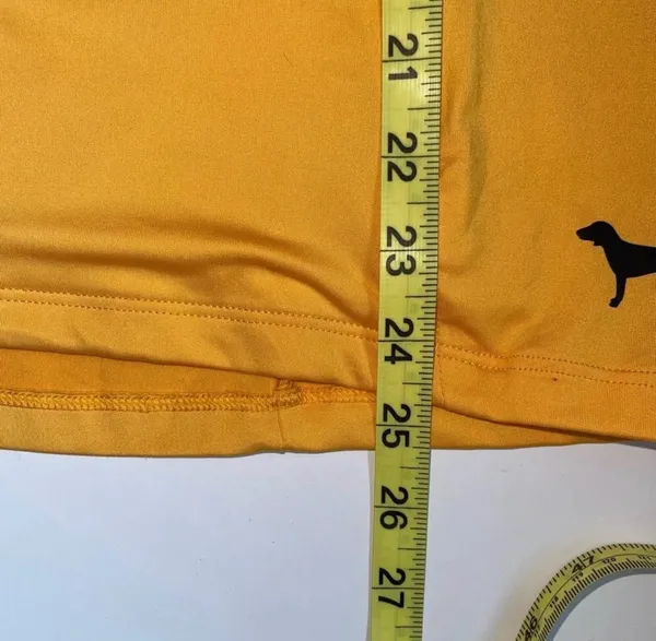 PINK Victoria’s Secret Half Zip Top Golden Yellow Fitted Athletic - Image 12