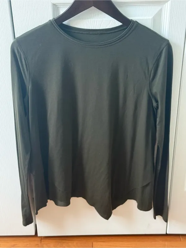 Lululemon Sweetest Day Long Sleeve *Tencel in Dark Olive - Image 2