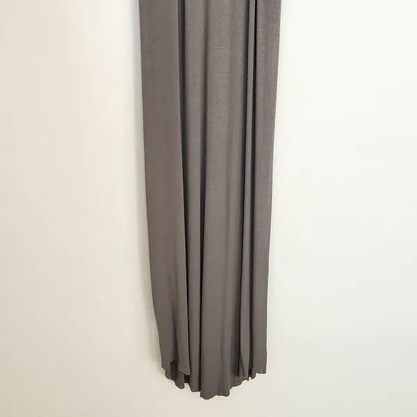 Splendid Olive Green Ribbed knit Sleeveless Fitted Maxi Dress Size Large - Image 4