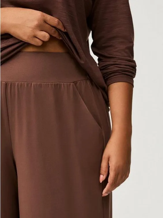 TORRID Wide Leg Brown Lounge Pants Size 1X - Image 7