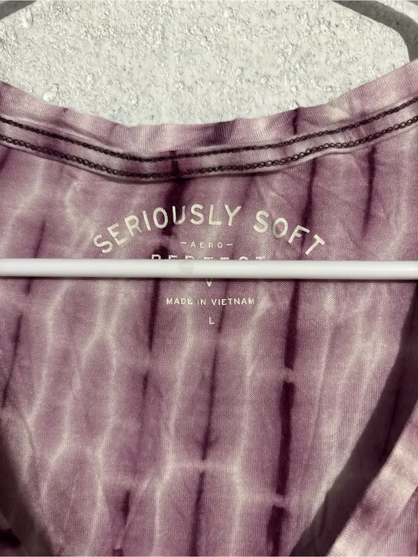 Aeropostale Seriously Soft Perfect V Long Sleeve Tee | Size: Large - Image 4