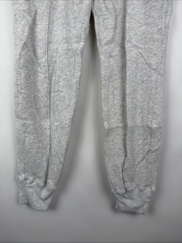 Abercrombie Soft A&F Light Grey Pull On Lounge Jogger Sweatpants Size Small - Image 3