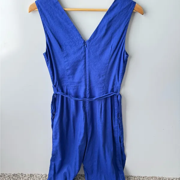 Antonio‎ Melani Royal Blue Sleeveless Jumpsuit Size 2 - Image 5