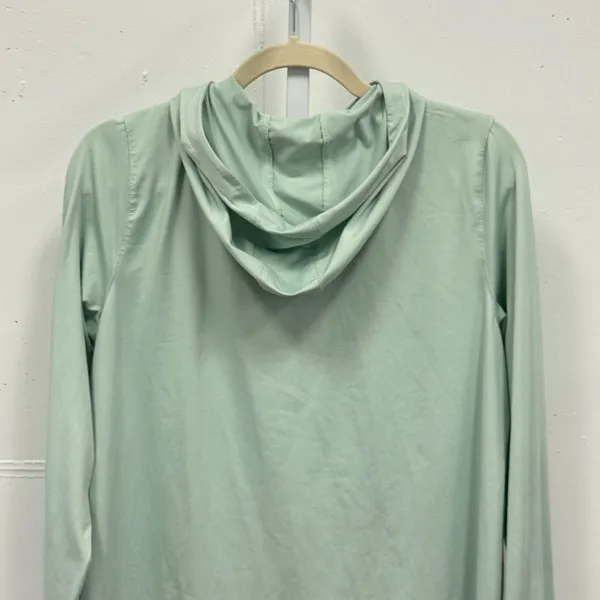 L.L. Bean Mint Green Quarter Zip Hoodie Active Pullover 509294 Size Medium - Image 6