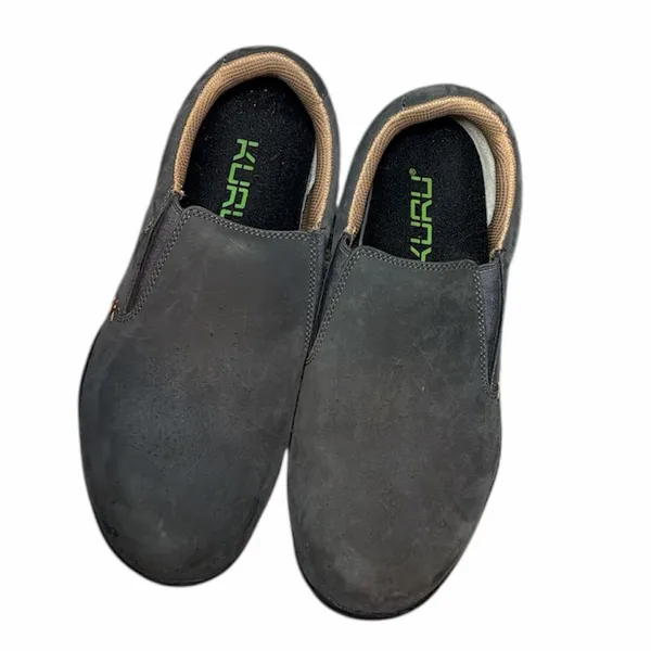 KURU KIVI Women’s Gray Suede‎ Leather Slip On Shoes 10.5 Wide - Image 2