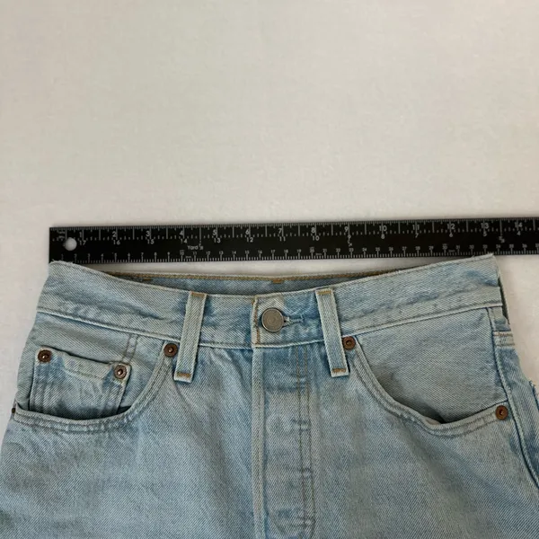 Levi’s 501 150th Anniversary Edition Womens 24 x 30Floral Patch Button Fly Jeans - Image 5