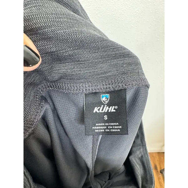 Kuhl Women Gray Heathered Active Skort Athletic Hiking Skirt Small Zipper Pocket - Image 3