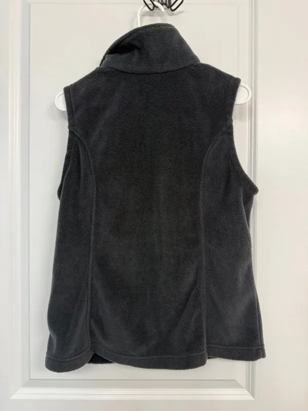 Columbia Black Full Zip Fleece Vest Women’s M - Image 7