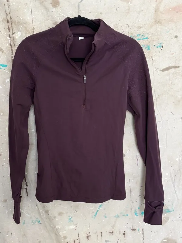Lululemon Toasty Tech 1/2 Zip, Black Cherry - Image 3