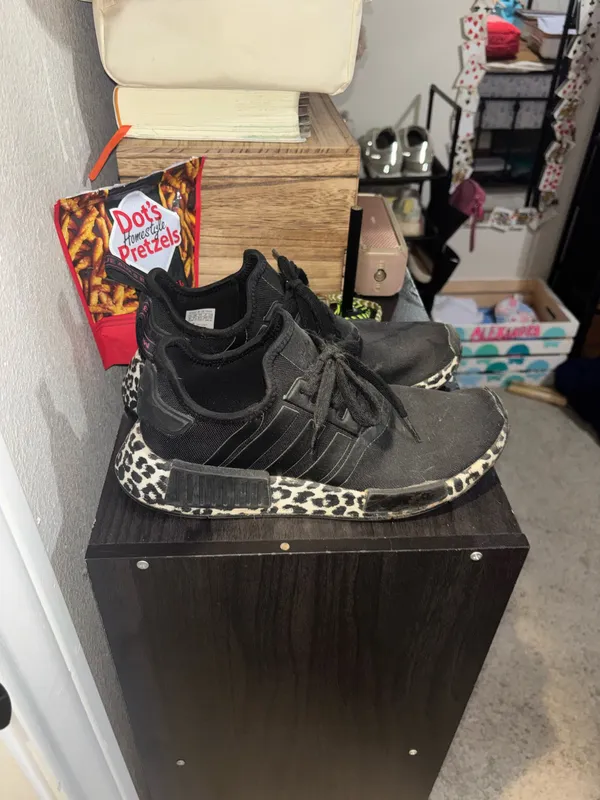 Adidas Black leapord shoes  - Image 3