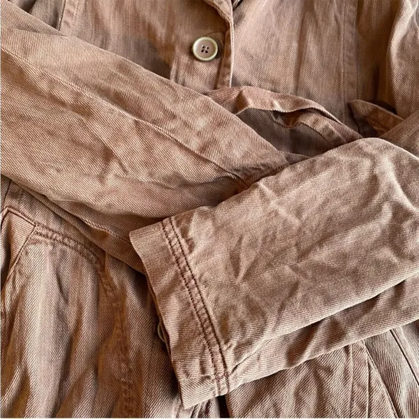 Anthropologie soft‎ twill jacket M - Image 7