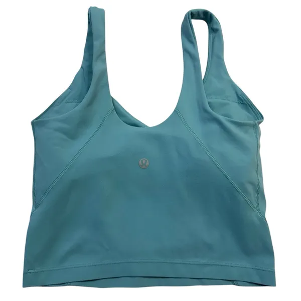 Lululemon Teal Align Tank Top Size 2 - Image 3