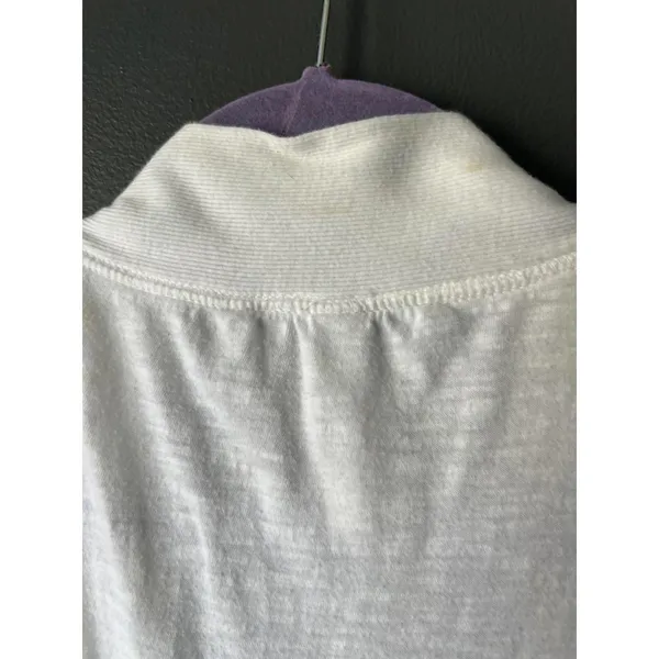 Gillian O'Malley White Lightweight Robe with Tie Belt, Size M - Image 6