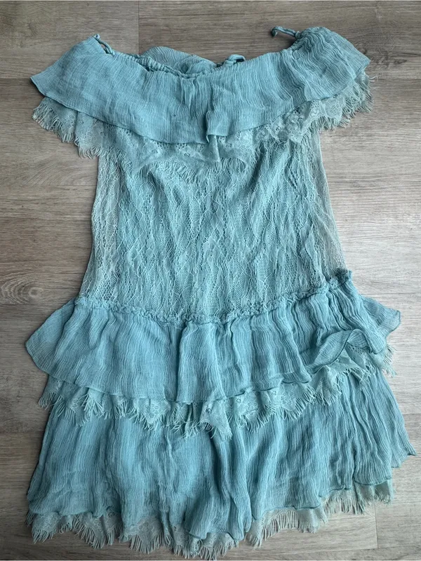 Alice + Olivia Cottagecore Fairy Lace Off Shoulder Mini dress 0 - Image 7