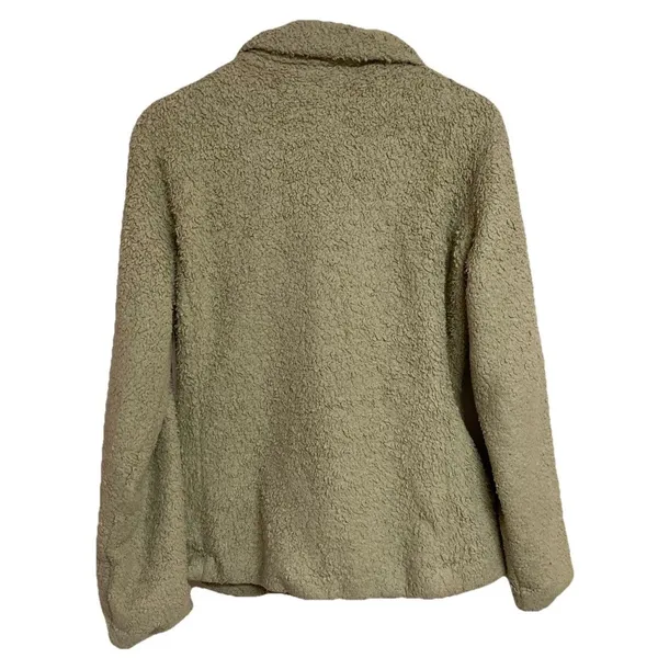 Patagonia Los Gatos Jacket Sherpa Beige Oatmeal Full Zip Size Large - Image 8