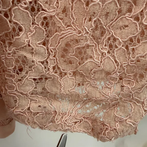 Adrianna Papell Dress Women’s Size 4 NWT Lace Maxi Gown Pink Wedding Bridesmaid - Image 13