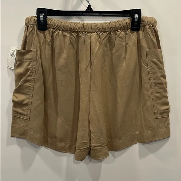 Old Navy High Waisted Playa Shorts NEW Shore Enough Medium Tan 692778 - Image 6