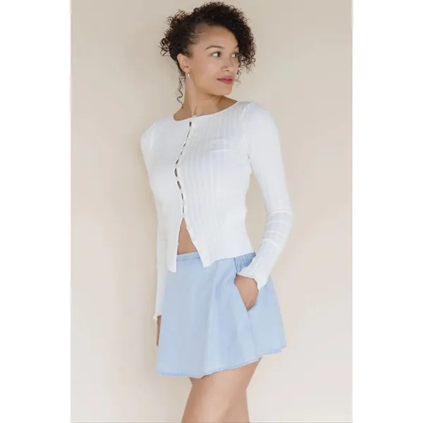Free People Tilly Long Sleeve Top in Ivory X-Small New Womens - Image 12
