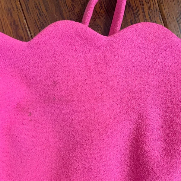 Bright pink body con dress - Image 2