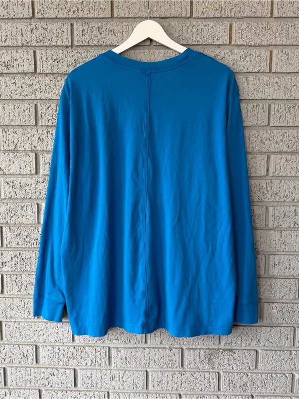 Lululemon All Yours Long Sleeve Shirt Poolside Blue XL - Image 4