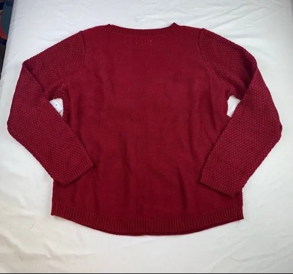 NEW Sweater Red Size L - Image 6
