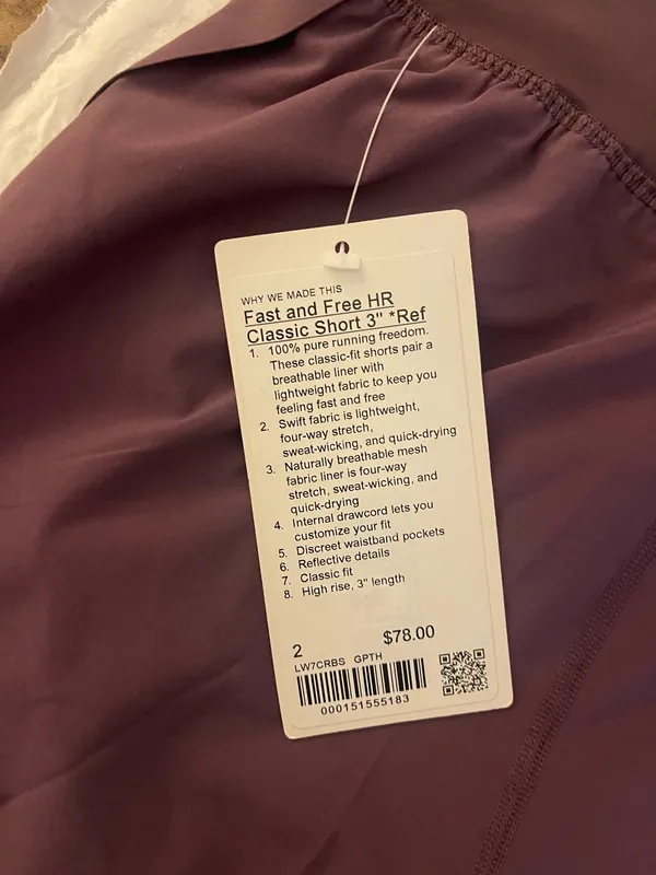 Brand new lululemon shorts - Image 3