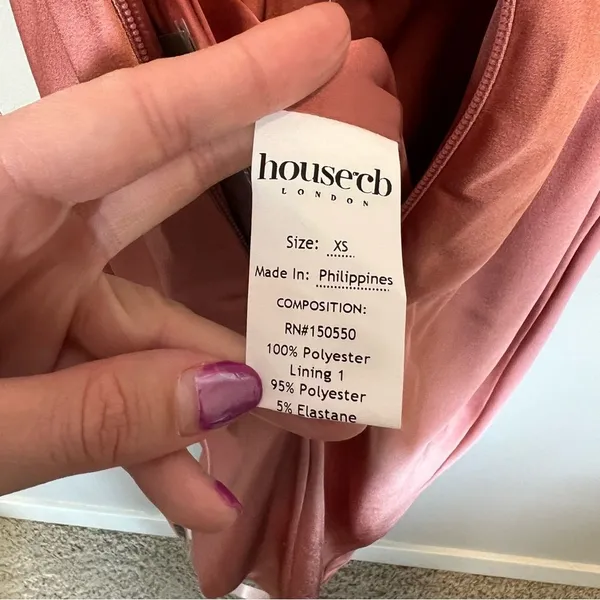 House of CB Myrna Rose Pink Satin Corset Midi Dress‎ XS NWT - Image 11
