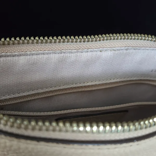 Coach Charley Embossed Horse and Carriage Pebbled Leather Crossbody TAN - Image 9
