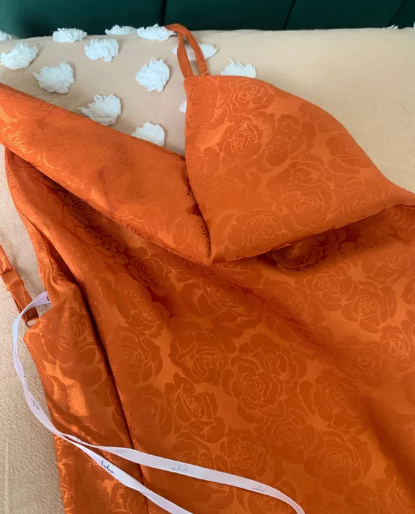 Lulus Orange Slip Dress - Image 6