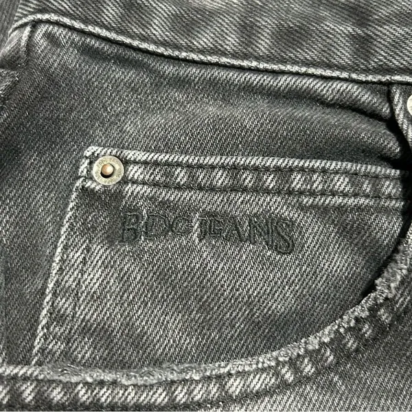 BDG Urban Outfitters Logan Barrel High Waist Baggy Wide Leg Jeans Black Sze 31W - Image 9