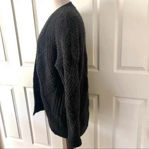 Anthropologie Moth wool blend grey cardigan sweater XS - Image 2