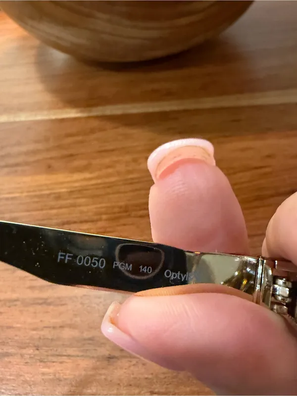 Fendi Designer Eyeglasses Frames FF0050 Needs lenses EUC Quiet Luxury - Image 7