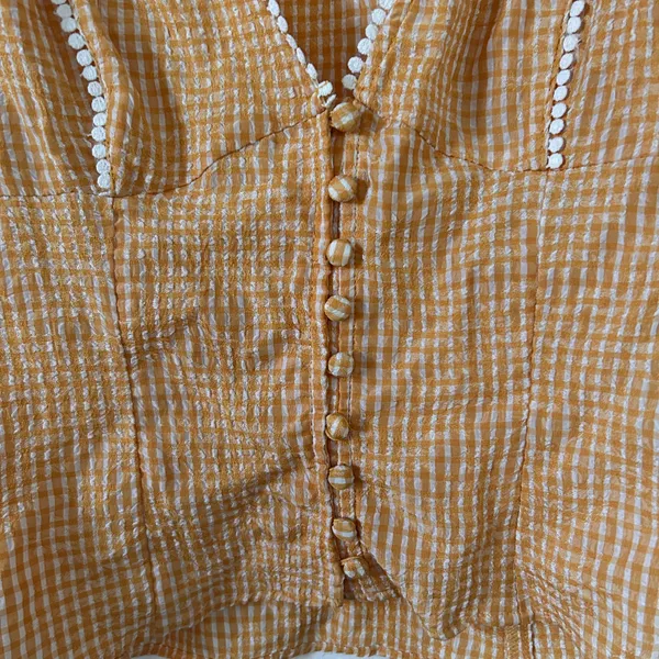 Free People Gingham Top - Image 4