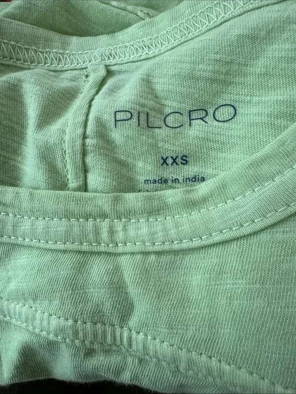 NWT Pilcro Green Ruched Short Sleeve Tee - Image 5