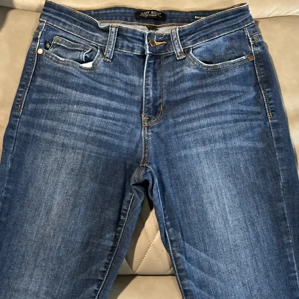 Judy Blue Dark Wash Skinny Jeans - Image 2