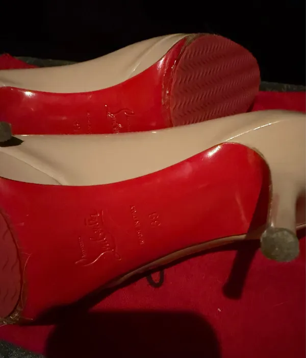 Nude Christian Louboutin Heels So Kate 80mm - Image 8