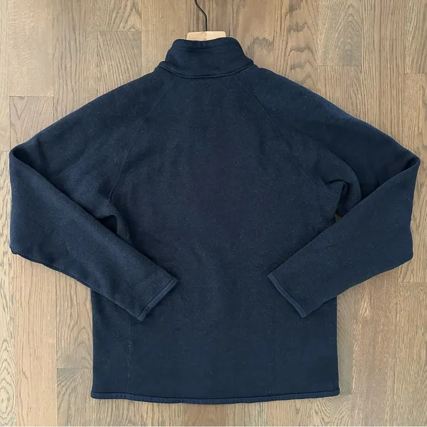 Patagonia Women's Quarter Zip Pullover Better Sweater in New Navy Blue Medium - Image 8