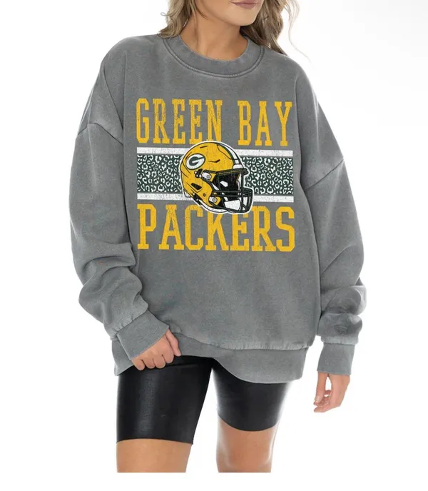 Game day Couture Green Bay Packers Crewneck - Image 2