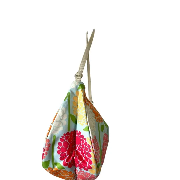 LeSportSac Mini Tote Shoulder Bag in Bright Peony Print - Image 4