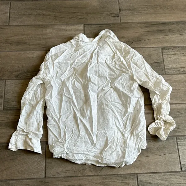 Gap lurex white shirt - Image 4