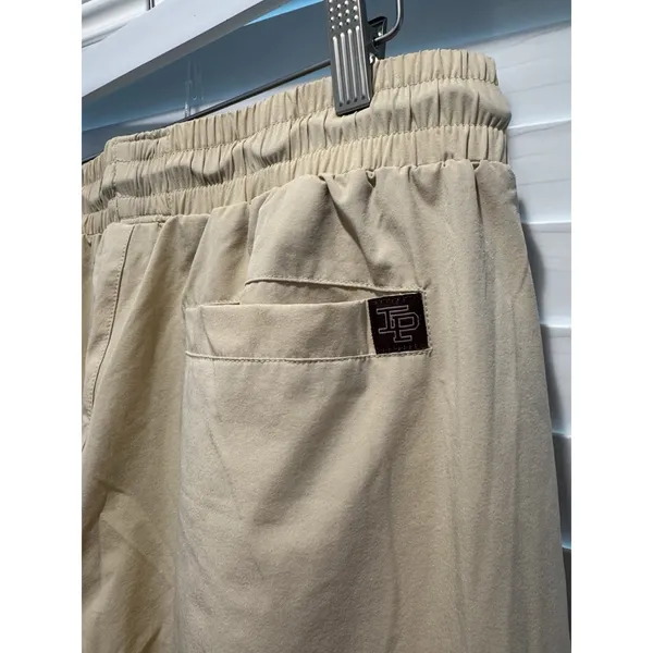 Inaka Women's Performance Nylon Spandex Sweats Baggy Joggers NWT‎ Size L Ivory - Image 13
