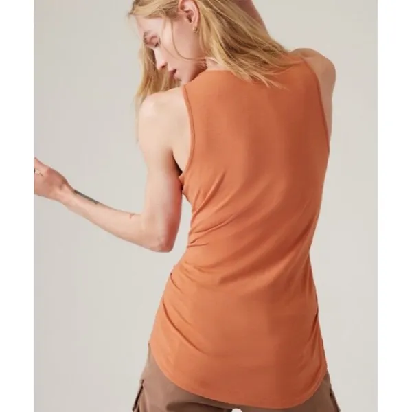 Athleta M Outbound Scoop Neck Tank Top Sunbaked Clay Medium NWT - Image 3