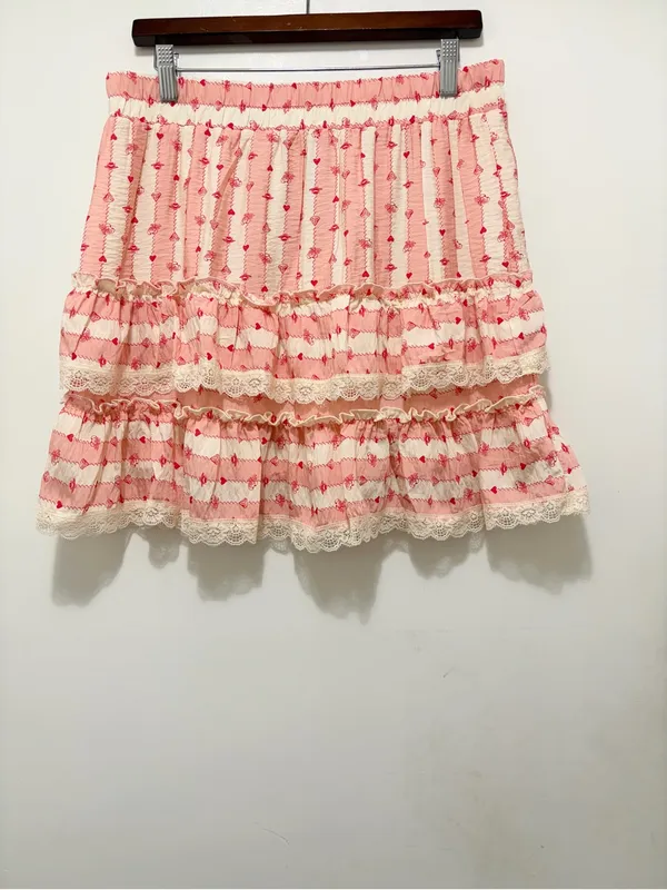 Bridgerton Tiered Mini Skirt Large‎ NWT - Image 7