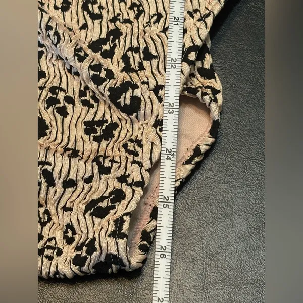 Time And TRU Leopard Beige One Piece Women Swimsuit Size M (8-10) NWT - Image 13
